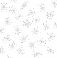 Servietten 33x33 cm - Sparkling silver