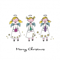 Servietten 33x33 cm - Wishing well