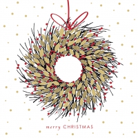 Servietten 33x33 cm - Couronne d´Or