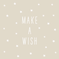 Servietten 33x33 cm - Wish sand