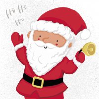 Servietten 33x33 cm - Ho, ho, ho