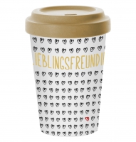 Bamboo mug To-Go - Lieblingsfreundin Bamboo mug To-Go - Lieblingsfreundin