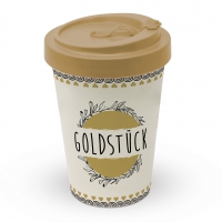 Bamboo mug To-Go - Goldstück Bamboo mug To-Go - Goldstück