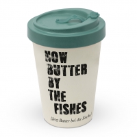 Bamboo mug To-Go - Butter by the fishes Bamboo mug To-Go - Butter by the fishes