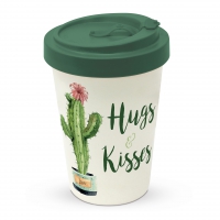 Bamboo mug To-Go - Hugs & Kisses