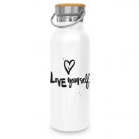 Edelstahl Trinkflasche - Love yourself Edelstahl Trinkflasche - Love yourself