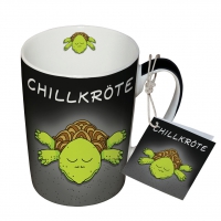 Porzellan-Tasse - Chillkröte