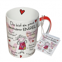 Porzellan-Tasse - Besonderer Engel