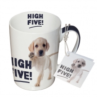 Porzellan-Tasse - High Five