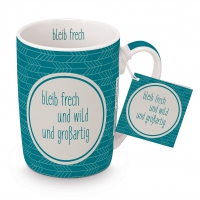 Porzellan-Tasse - Sei Wild