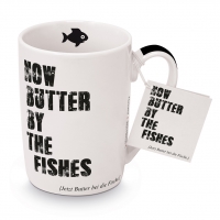 Porzellan-Tasse - Butter by the fishes Porzellan-Tasse - Butter by the fishes