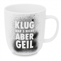 Porzellan-Tasse - Klug war´s nicht 2.0 Porzellan-Tasse - Klug war´s nicht 2.0