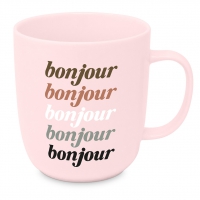 Porzellan-Tasse - Bonjour Mug 2.0