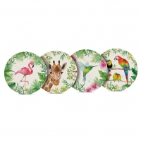 Bambus Teller - Tropical Set of 4