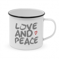 Metal Cup - Happy Metal Love & Peace Metal Cup - Happy Metal Love & Peace
