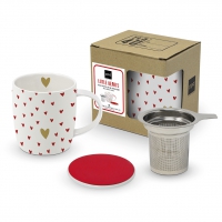 Tee-Tassen - Little Hearts real gold Tee-Tassen - Little Hearts real gold