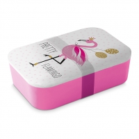 Bamboo Lunchbox - Pretty Flamingo
