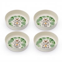 Bambus Schalen - Tropical BBQ Set of 4 Bambus Schalen - Tropical BBQ Set of 4