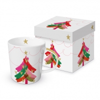 Porzellan-Henkelbecher - Warm Christmas Porzellan-Henkelbecher - Warm Christmas