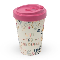 Bamboo mug To-Go - Wild, Frei, Wundervoll