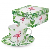 Tee-Tassen - Tropical Flamingo