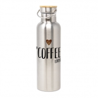 Edelstahl Trinkflasche - Coffee Lover Edelstahl Trinkflasche - Coffee Lover