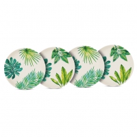 Bambus Teller - Plates Jungle Set of 4 Bambus Teller - Plates Jungle Set of 4