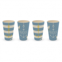 Bambus Becher - Tumbler Beach Set of 4