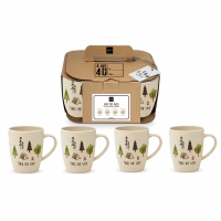 Bambus Becher - Set 4 Into the wild Bamboo
