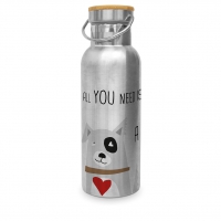 Edelstahl Trinkflasche - Love and Dog Edelstahl Trinkflasche - Love and Dog