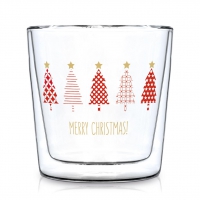 Doppelwand Glas 0,3 L - Tree Parade Trendglas DW