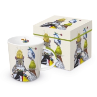 Porzellan-Henkelbecher - Party under Feeder Trend GB