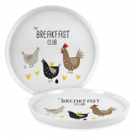 Porzellan-Teller 21cm - Breakfast Club Trend Plate 21