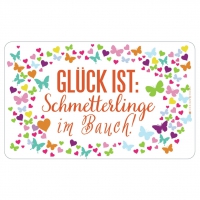 Frühstücks-Brettchen - Schmetterlinge im Bauch