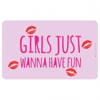 Frühstücks-Brettchen - Girls have fun