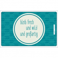 Frühstücks-Brettchen - Sei Wild Frühstücks-Brettchen - Sei Wild