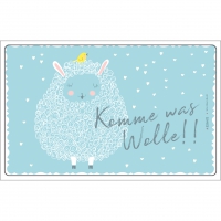 Frühstücks-Brettchen - Komme Was Wolle Frühstücks-Brettchen - Komme Was Wolle