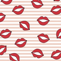 30 Servietten 33x33 cm - Kiss pink