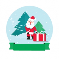 20 Servietten 33x33 cm - Boule a Neige grün