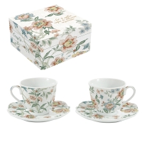 Porzellan-Tasse - Zen white