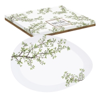 Porzellan-Platte - Natura