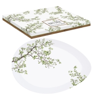 Porzellan-Platte - Natura