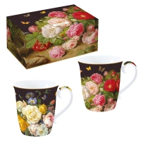 Porzellan-Tasse - Victorian Garden