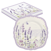 Porzellan-Teller 20cm - Lavender Field