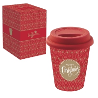 Porzellan Mug To-Go 220ml - MERRY CHRISTMAS