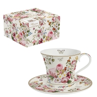 Porzellan-Tasse - Blooming Opulence