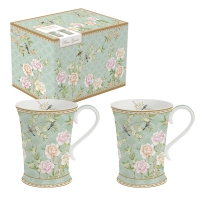 Porzellan-Tasse - Palace Garden aqua