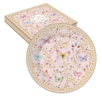 Porzellan-Teller 19cm - Majestic Butterflies