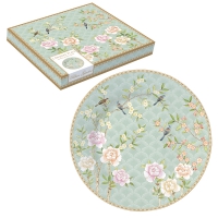 Porzellan-Teller 19cm - Palace Garden aqua