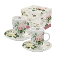 Porzellan-Tasse - Jardin Botanique